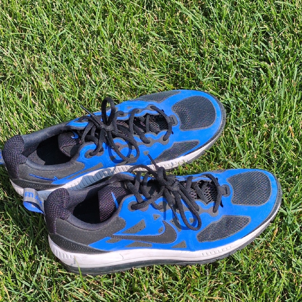 Nike Air Max Genome Racer‎ Blue Men's Athletic Running Shoes Size 10